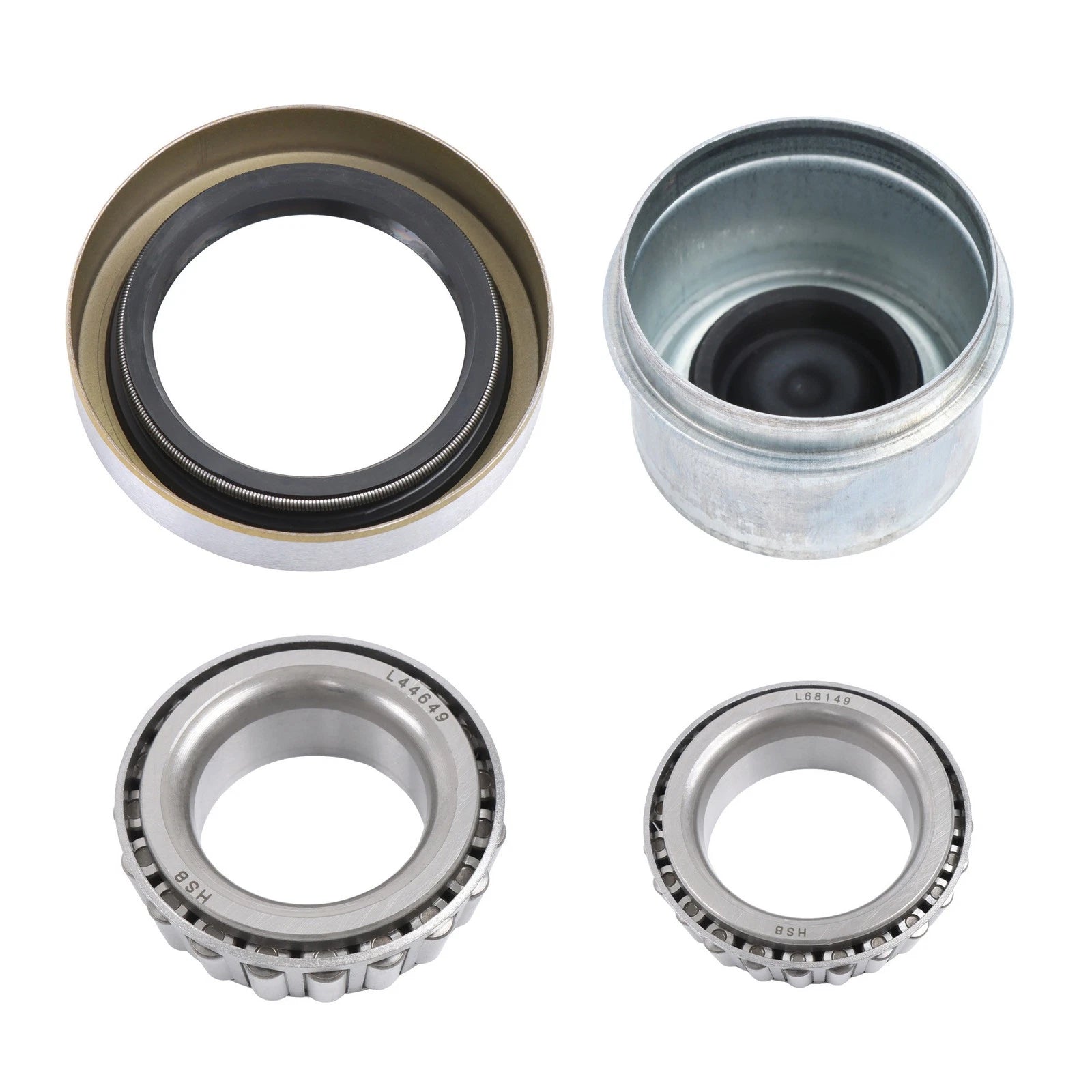 Spindle with Trailer Bearing Kit for 3500 lbs Trailer Hub (5 on 5.5)