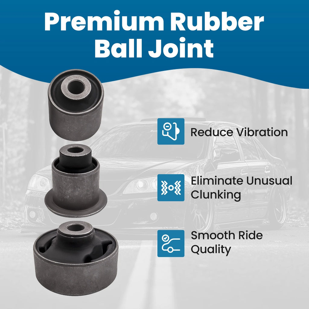 Set of 6 Front Lower Control Arm Inner & Outer Bushing Kit for Accord TL TSX (2003–2012)