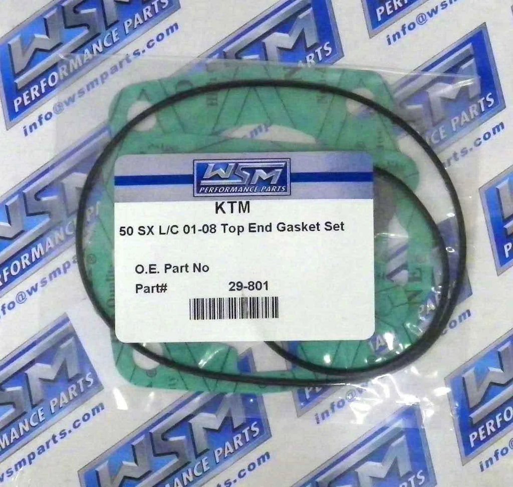 Top End Gasket Kit for KTM 50 SX / Pro Jr / Sr (2001–2008)