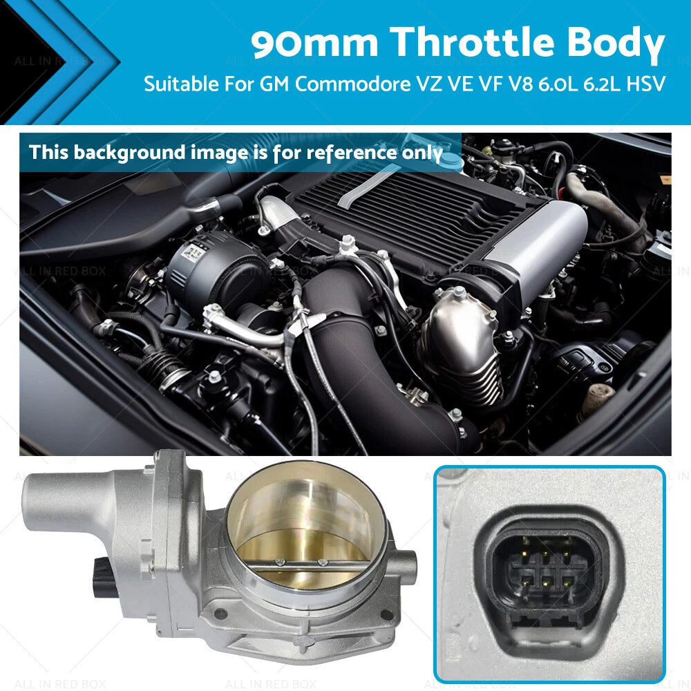 Performance 90mm Throttle Body for GM Commodore VZ VE VF V8 6.0 6.2 HSV