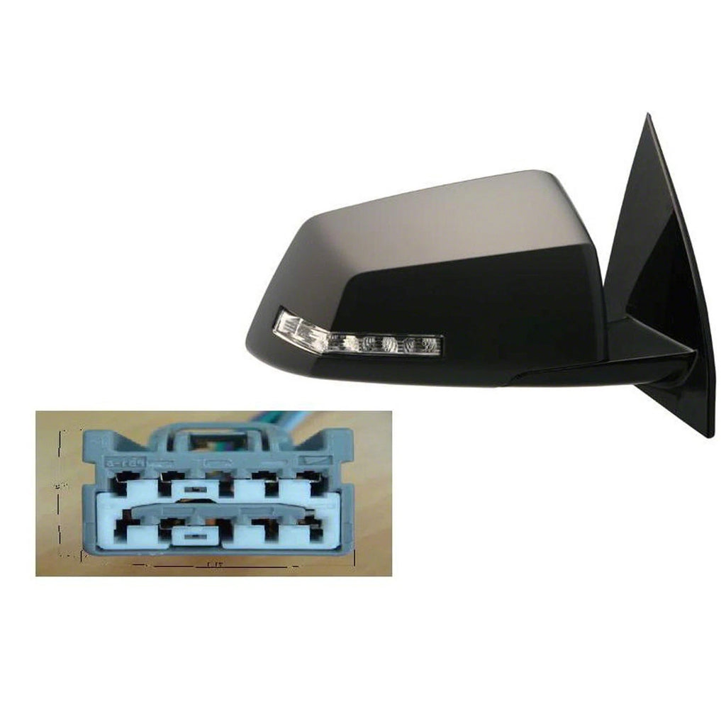 Replacement Passenger Side Power Door Mirror w/Heated Glass w/Turn Signal