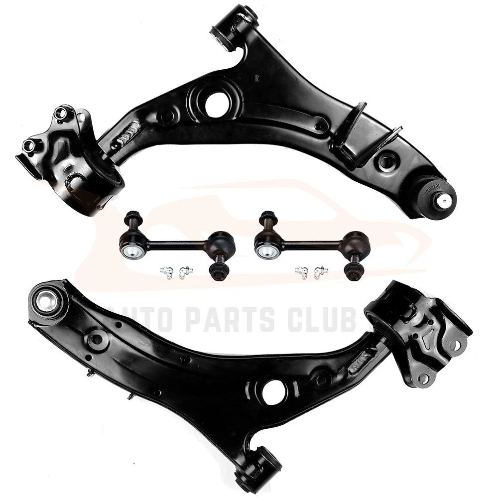Set of 4 Front Lower Control Arms and Sway Bar Links for Lincoln MKX (2007–2014)