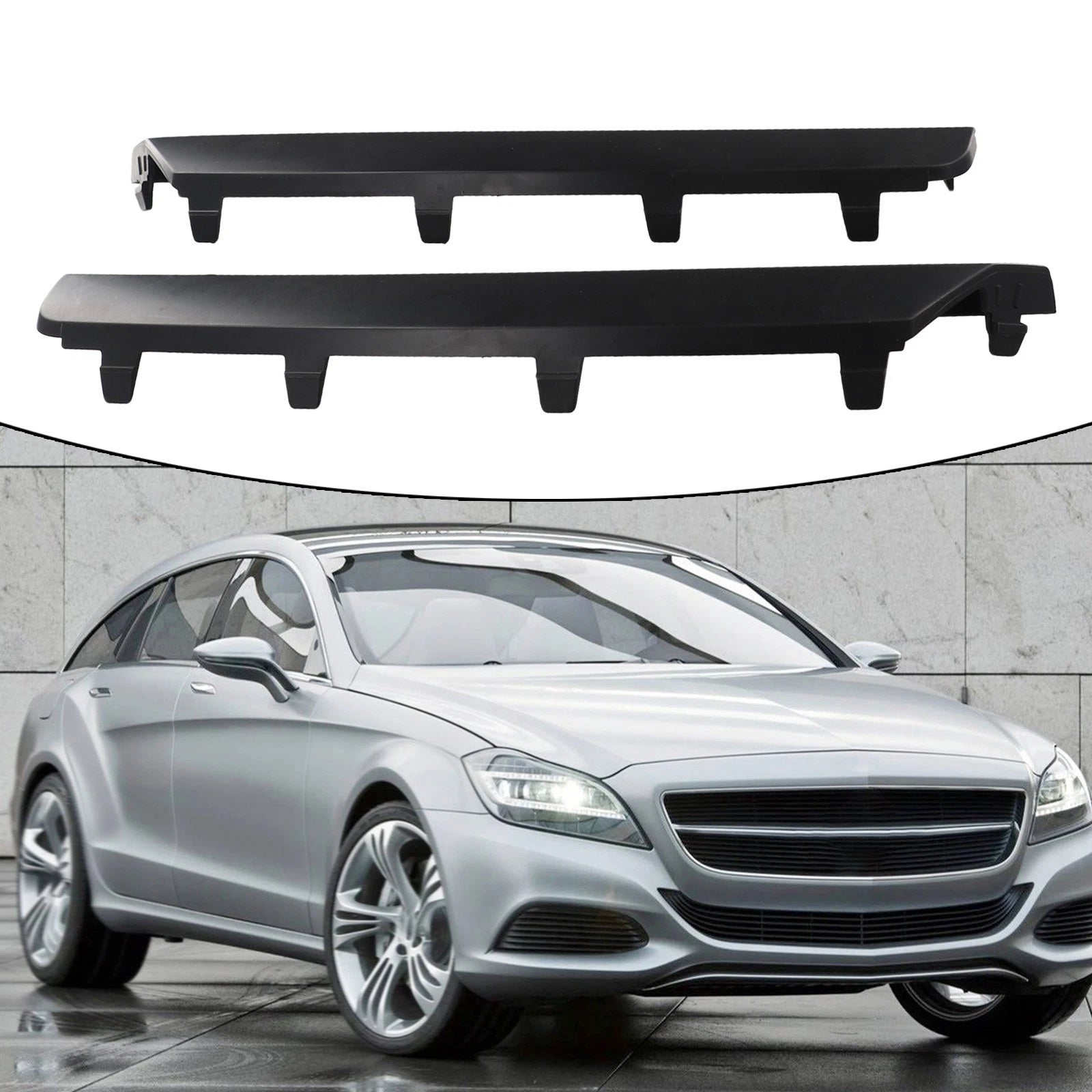 Front Bumper Cover Molding Set for Benz W167