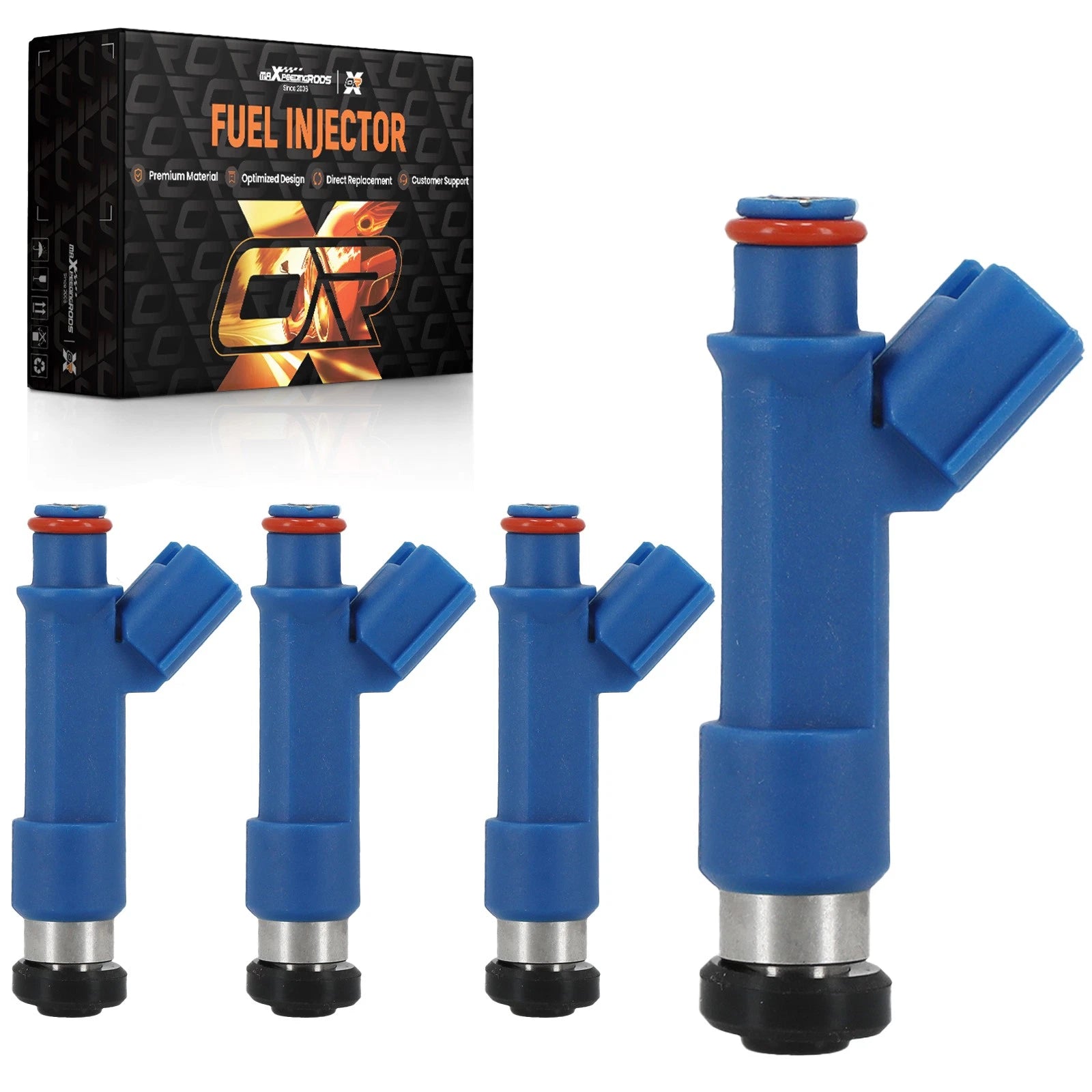 Set of 4 Fuel Injectors for Toyota Yaris 1.5L (2006–2012) 800-1783N
