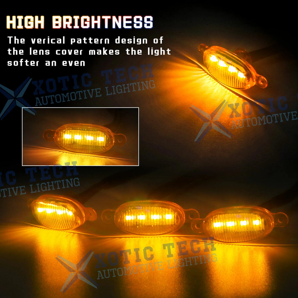 Full Front Grille Amber LED Running Light for Ford F-150 Raptor (2017-2020)