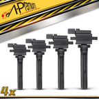Set of 4 Ignition Coils for Chevrolet Tracker (1999–2004) Suzuki Vitara Aerio