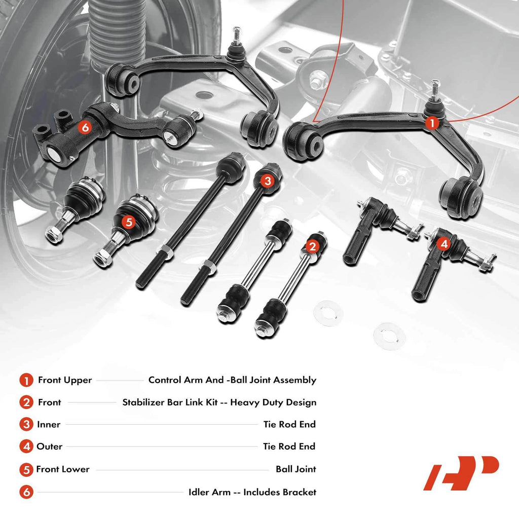 13x Control Arm Ball Joint Kit for Silverado 3500 HD (2001-2010)