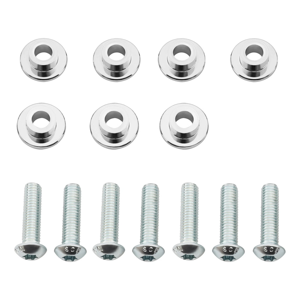 14PCS Front Disk Brake Rotor Bolts for Harley Street Road Glide King (2009–2023)