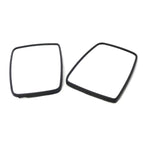 Set of 2 Heated Mirror Glass Chrome for Dodge RAM 1500 2500 (2009–2018)