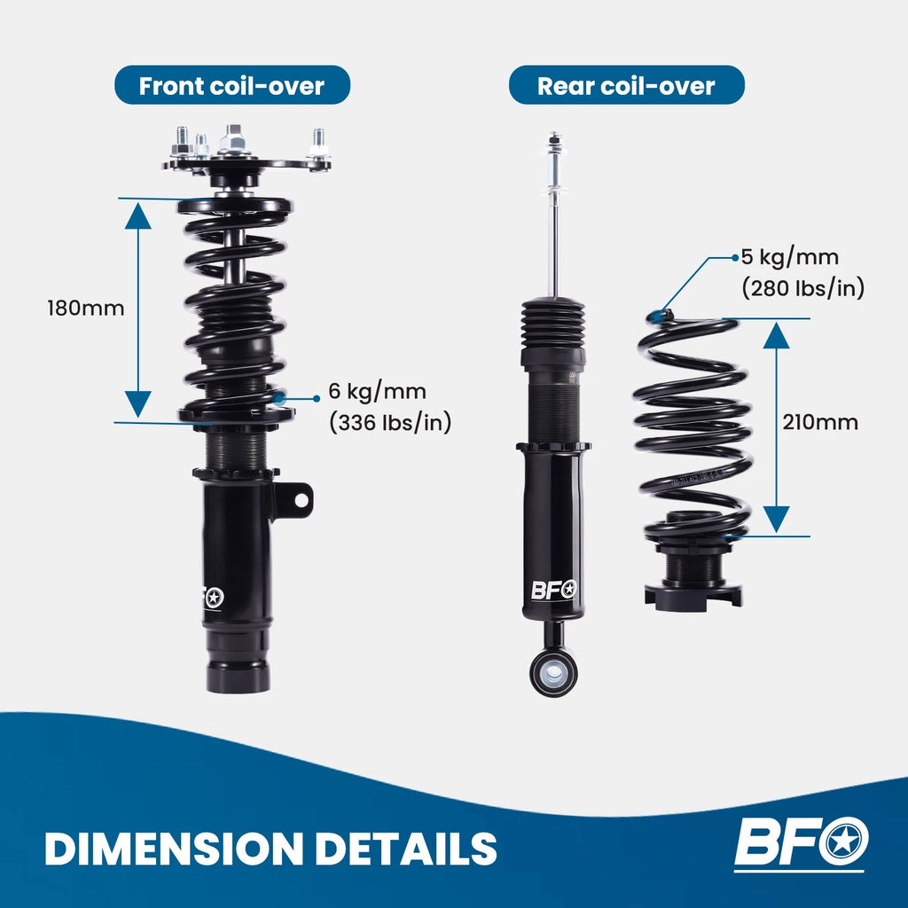 Coilovers Suspension Lowering Kit for Honda Civic Hatchback (FK) (2016–2021)