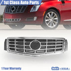 Black Center Grille Chrome Trim for Cadillac XTS (2014–2017)