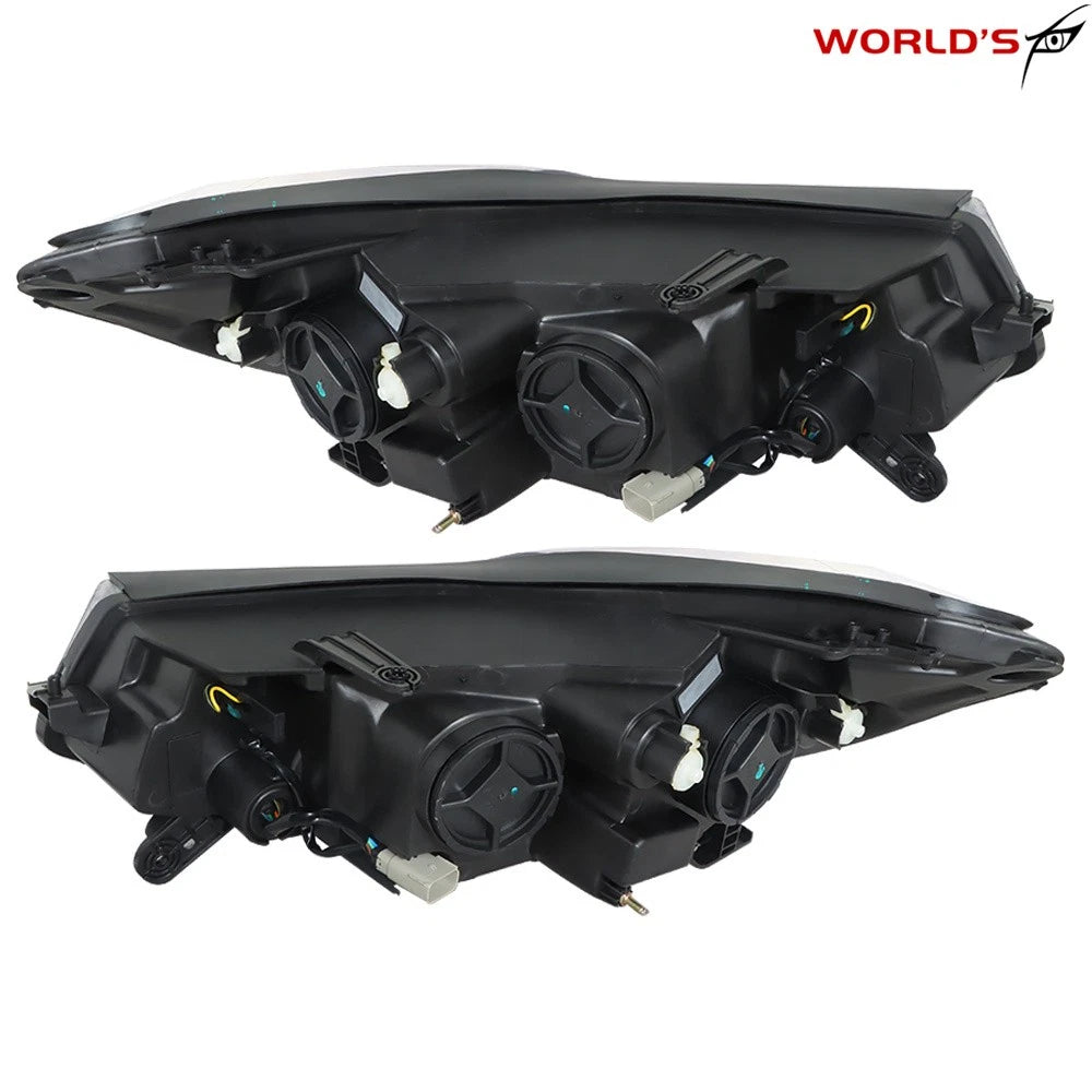 Set of 2 Halogen Headlights for Chevrolet Trax (2017–2020) Chrome Housing