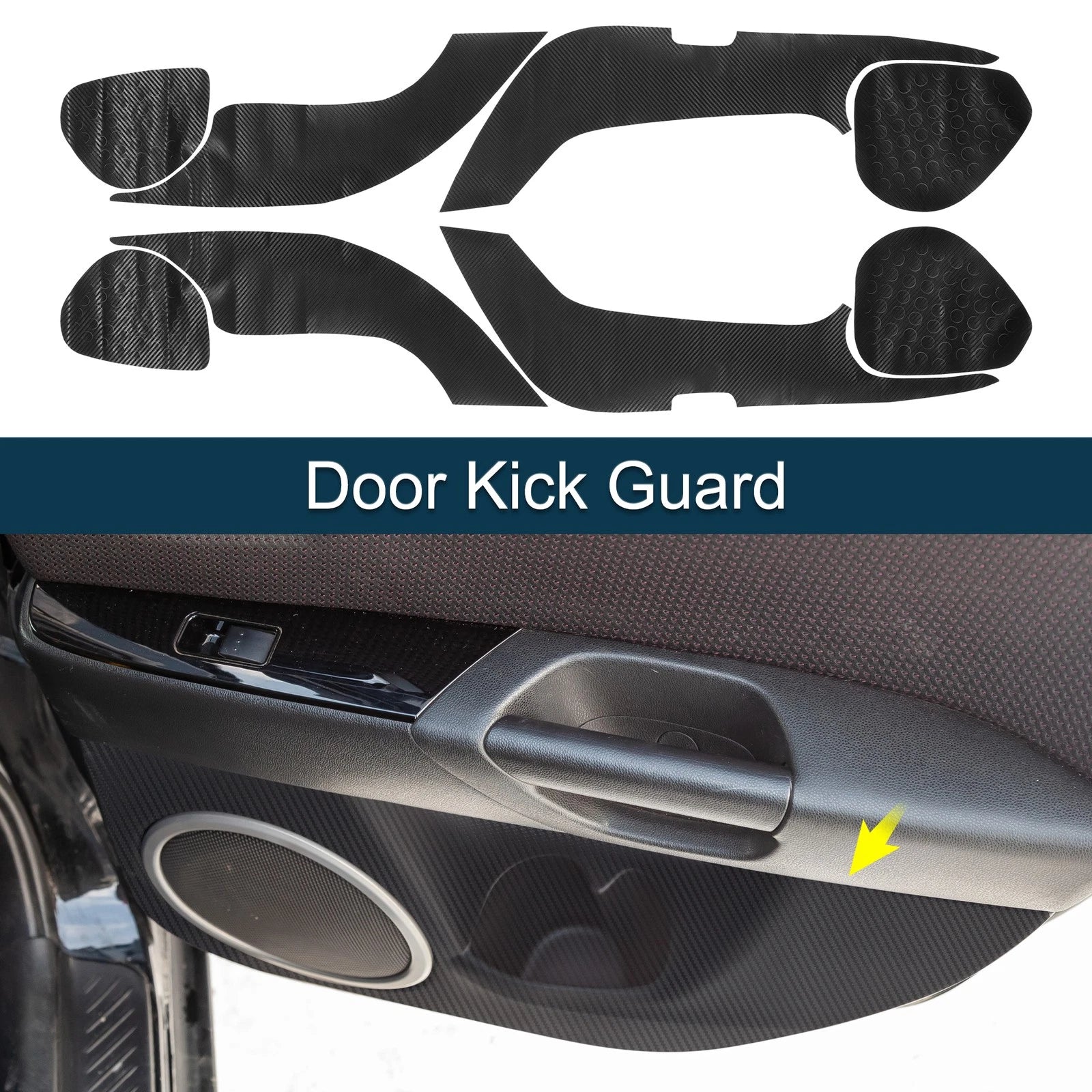 Set of 2 Door Kick Guards for Mazda Atenza (2017–2019) Front Rear