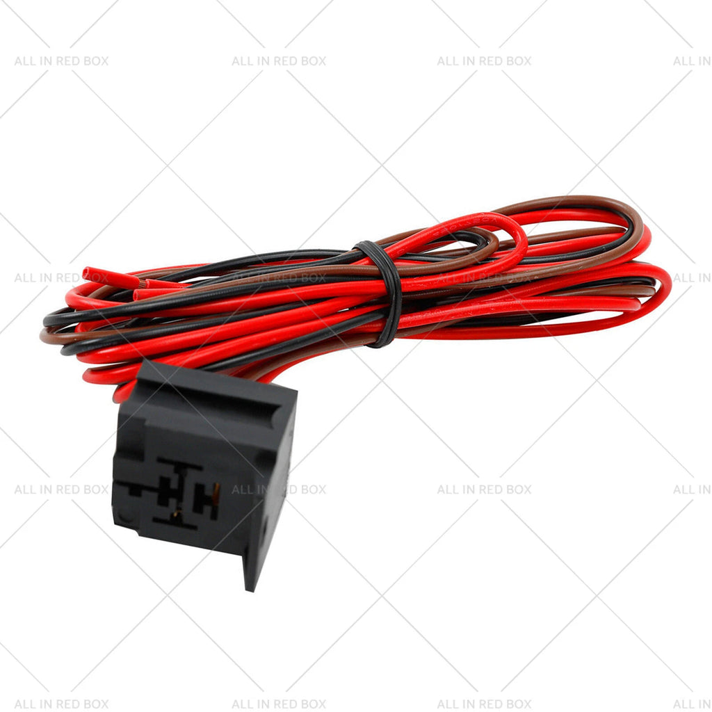 Adjustable 12V Electric Radiator Fan Thermostat Relay Wire Kit for