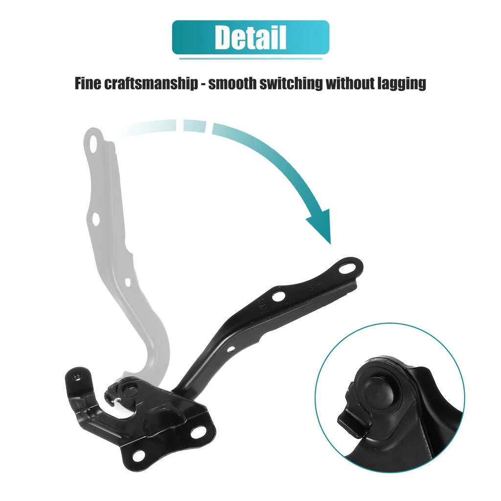 Hood Hinge Set of 2 for Toyota (5341012550, 5341002170)