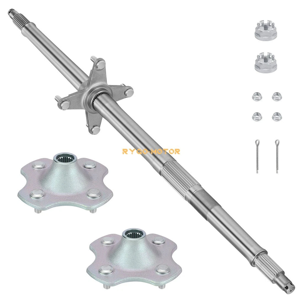 Rear Wheel Axle and Hubs for Honda TRX200 (1990–1996)