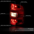Tail Lights for Chevrolet Silverado/Sierra 1500/2500/3500 (2007–2014)