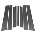 8pcs Door Pillar Window Trims for Ford Territory (2004–2016) Carbon Fiber