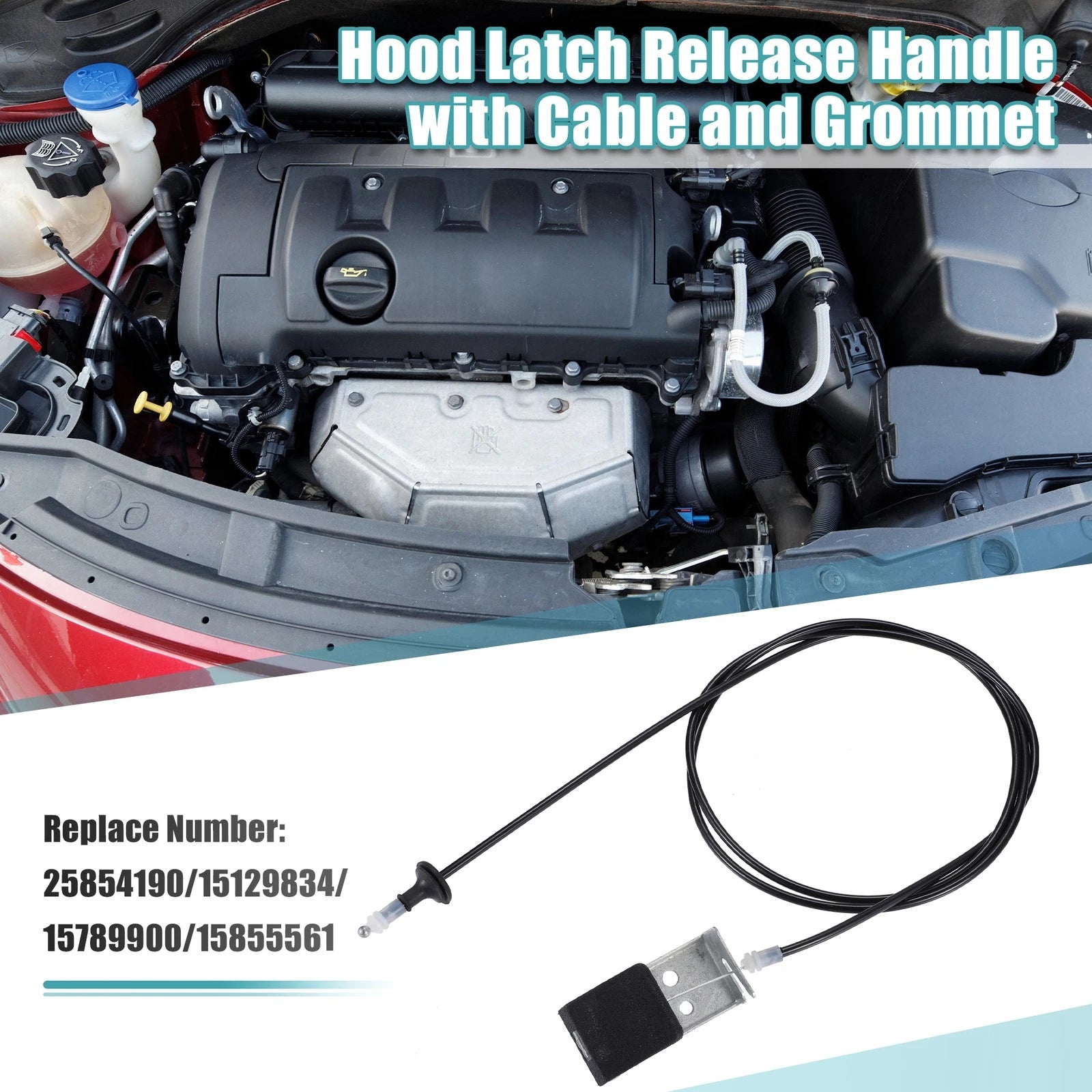 Hood Release Cable No. 25854190 for Chevrolet Colorado (2004–2012)