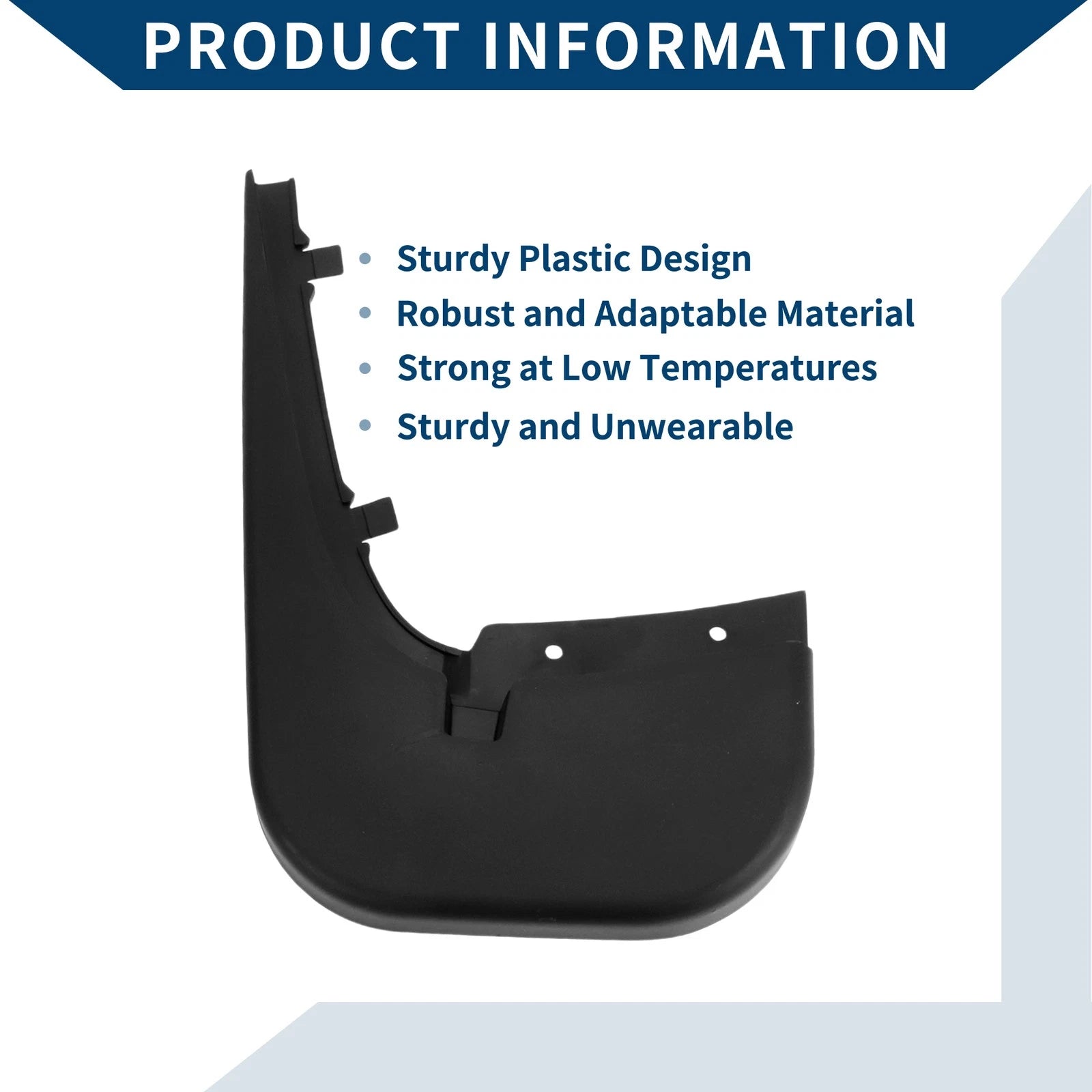 Set of 2 Mud Flaps Splash Guards for Mercedes-Benz Viano/Vito (2005–2012)