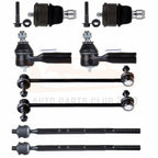 Set of 8 Front Suspension Ball Joints Tie Rods for Ford Escape Mazda Tribute (2005–2006)