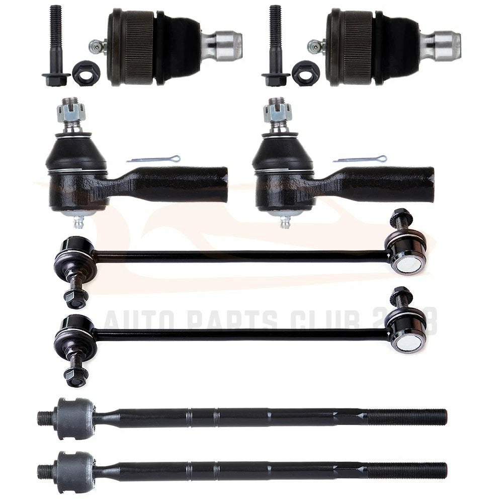 Set of 8 Front Suspension Ball Joints Tie Rods for Ford Escape Mazda Tribute (2005–2006)