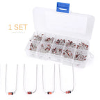 200 PCS 1W Zener Diode Kit for Assorted Applications (1N4738-1N4748, 8.2V-22V)