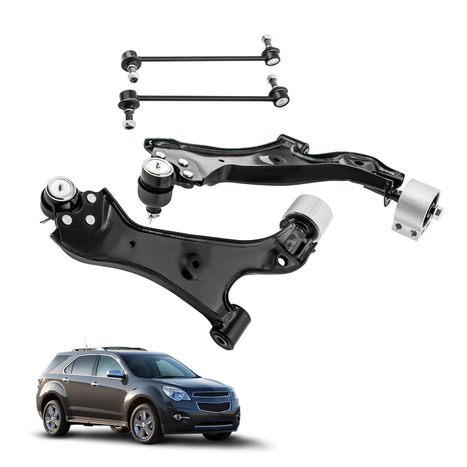 4x Front Lower Control Arms Ball Joint For Chevy Equinox GMC Terrain 2010-2017