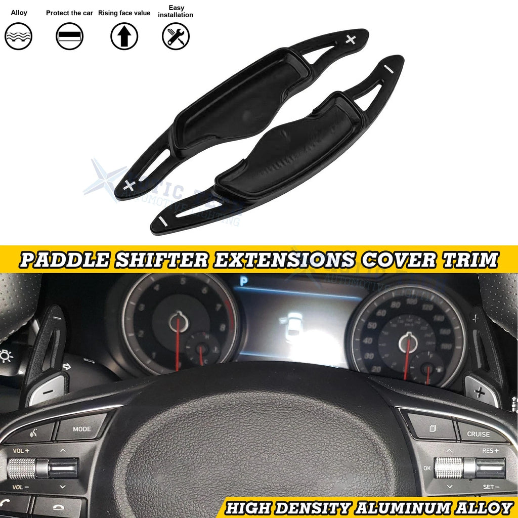 Black Aluminum Paddle Shifter Extension for Hyundai Sonata 2020–2023