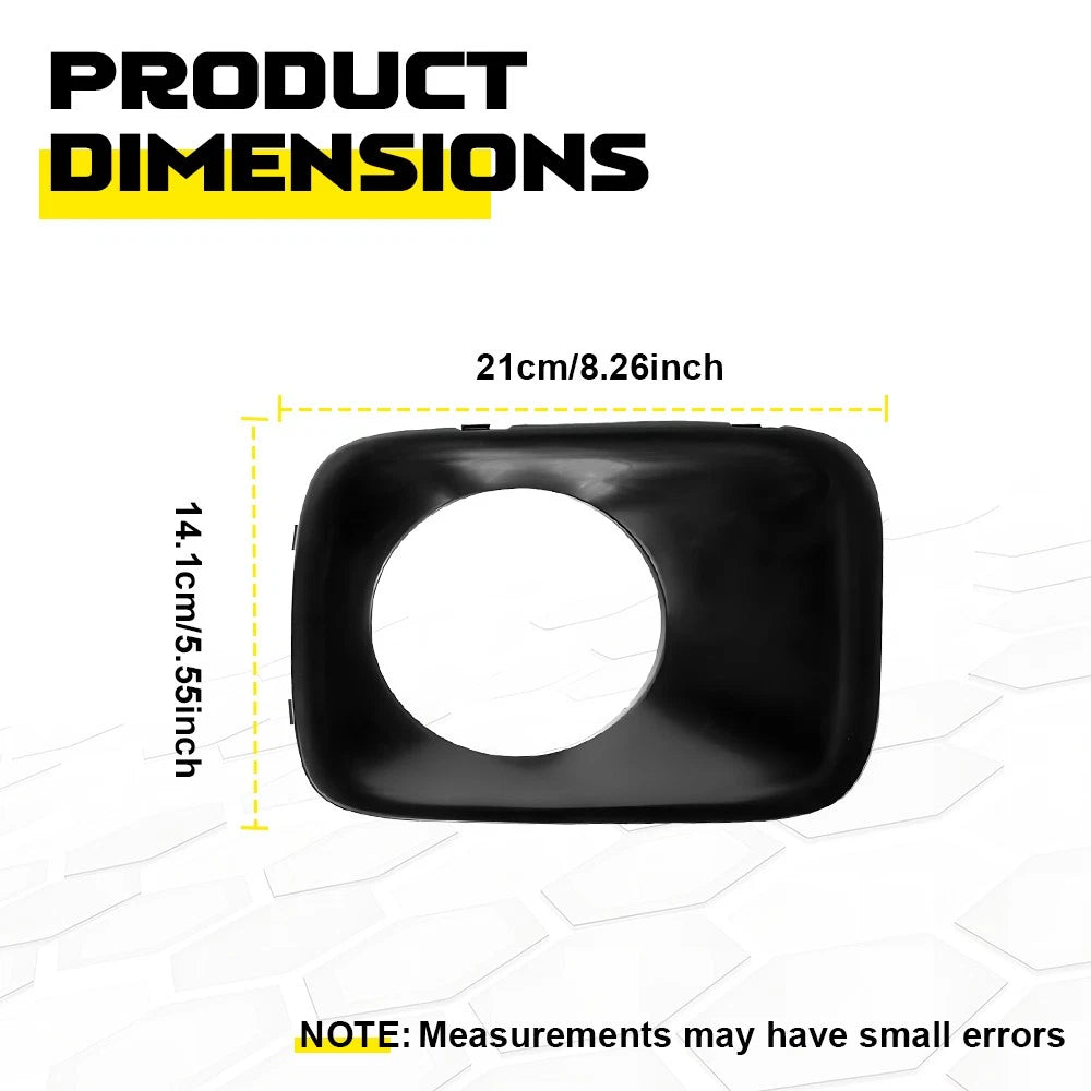 Pair Fog Light Trim Covers for Honda Pilot (2009â2011)