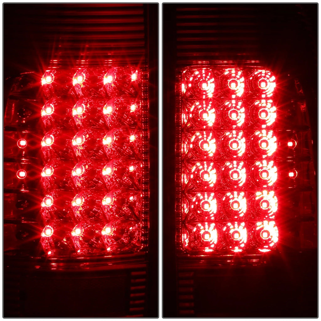 Set of 2 LED Tail Brake Light Lamps for Ford F250 F150 (1999–2007) Chrome