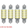 Set of 10 LED Interior Light Bulbs for Car Trunk Dome Map License Plate