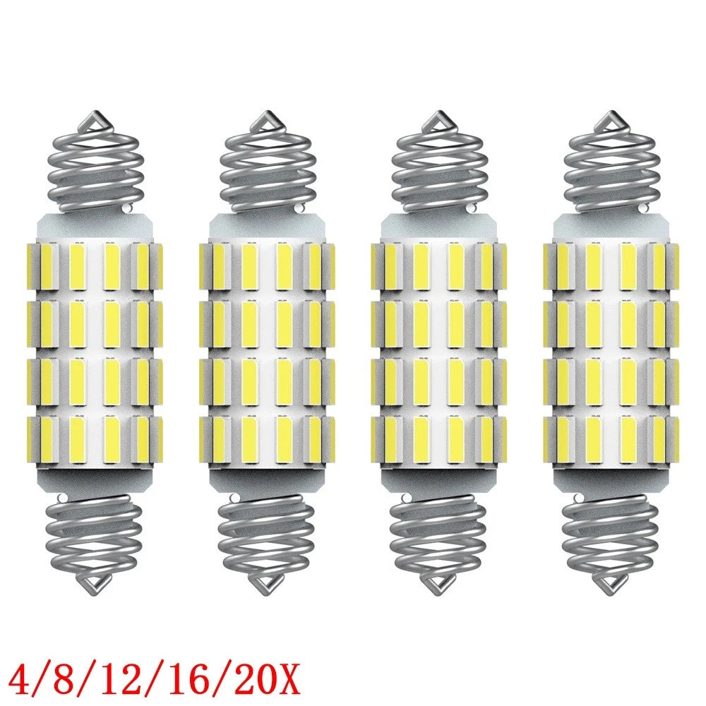 Set of 10 LED Interior Light Bulbs for Car Trunk Dome Map License Plate