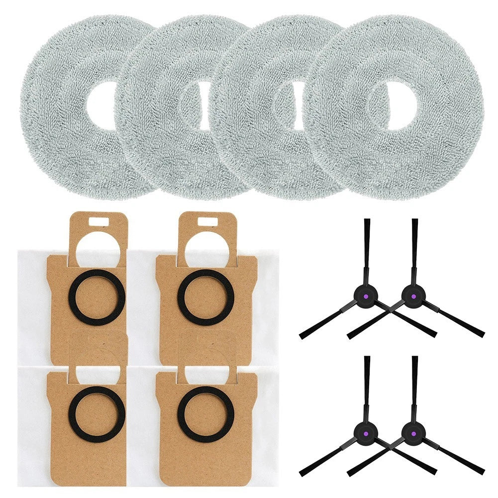 Mop Cloths and Side Brushes Set for JONR P20 PRO