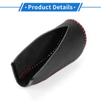 Car Gear Shift Knob Cover for Hyundai Tucson 2010-2013 - Pebbled Black Red