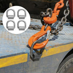 Set of 4 D Ring Towing Loops 1/2 Inch for Trucks