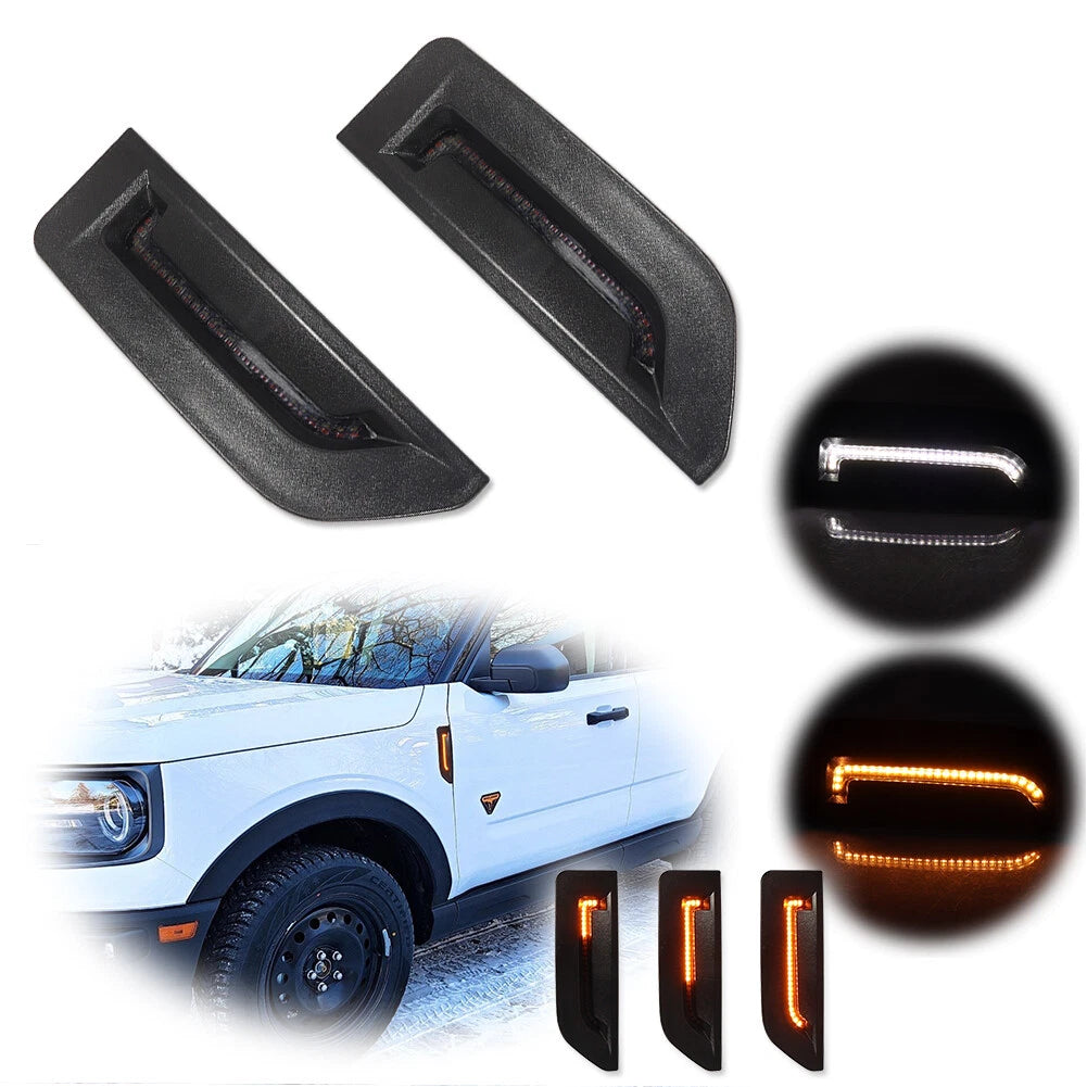 Dynamic Amber Signal Lights for Ford Bronco Sport (2021–2024)