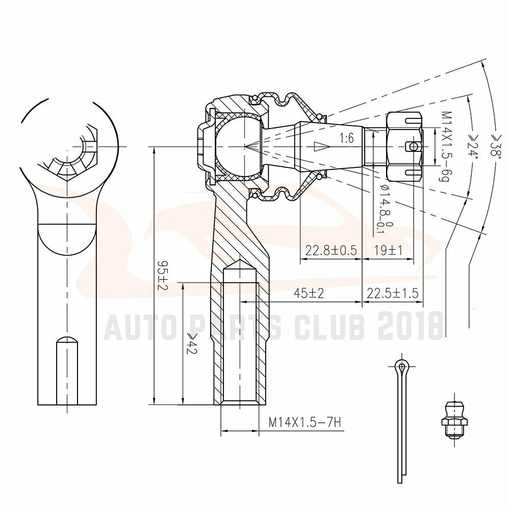 12x Sway Bars Ball Joints Tie Rod Ends for Nissan Frontier (2001–2004)