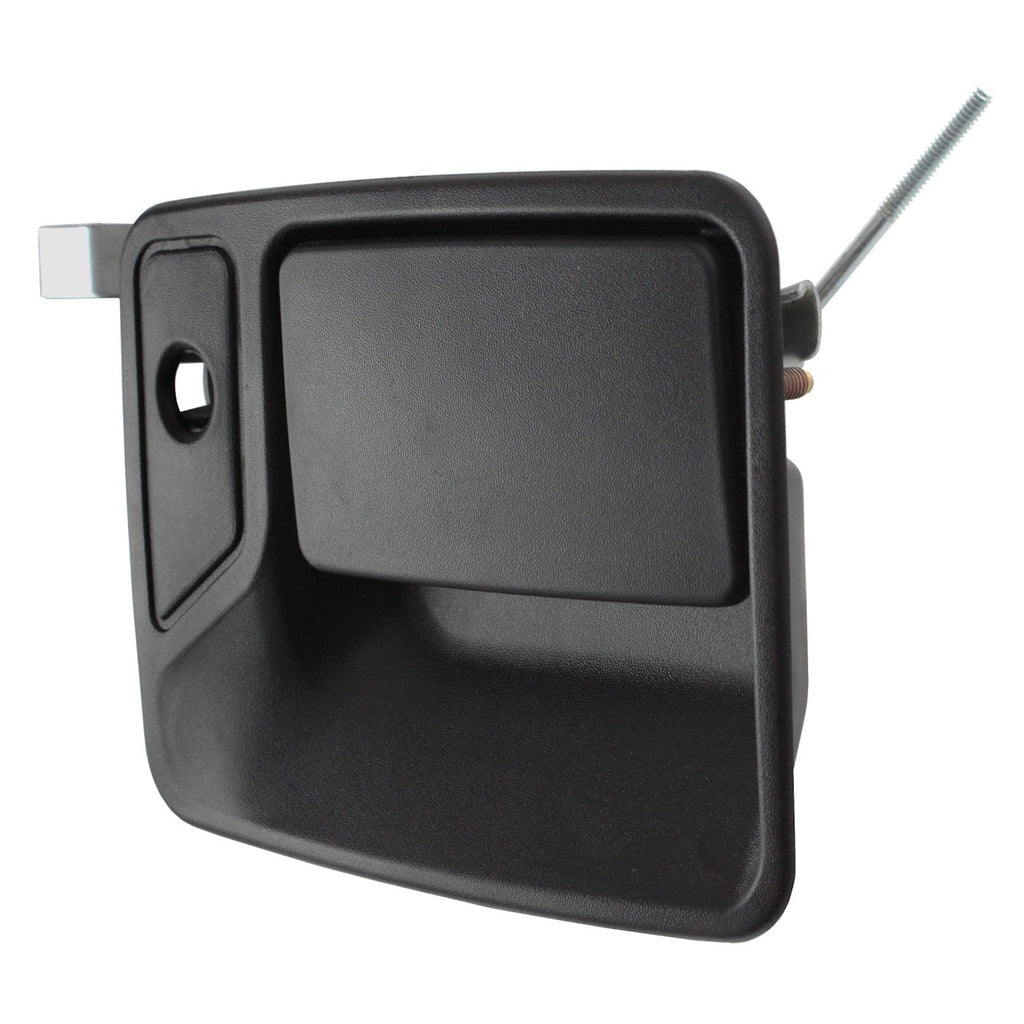 Passenger Side Front Exterior Door Handle Black for Super Duty