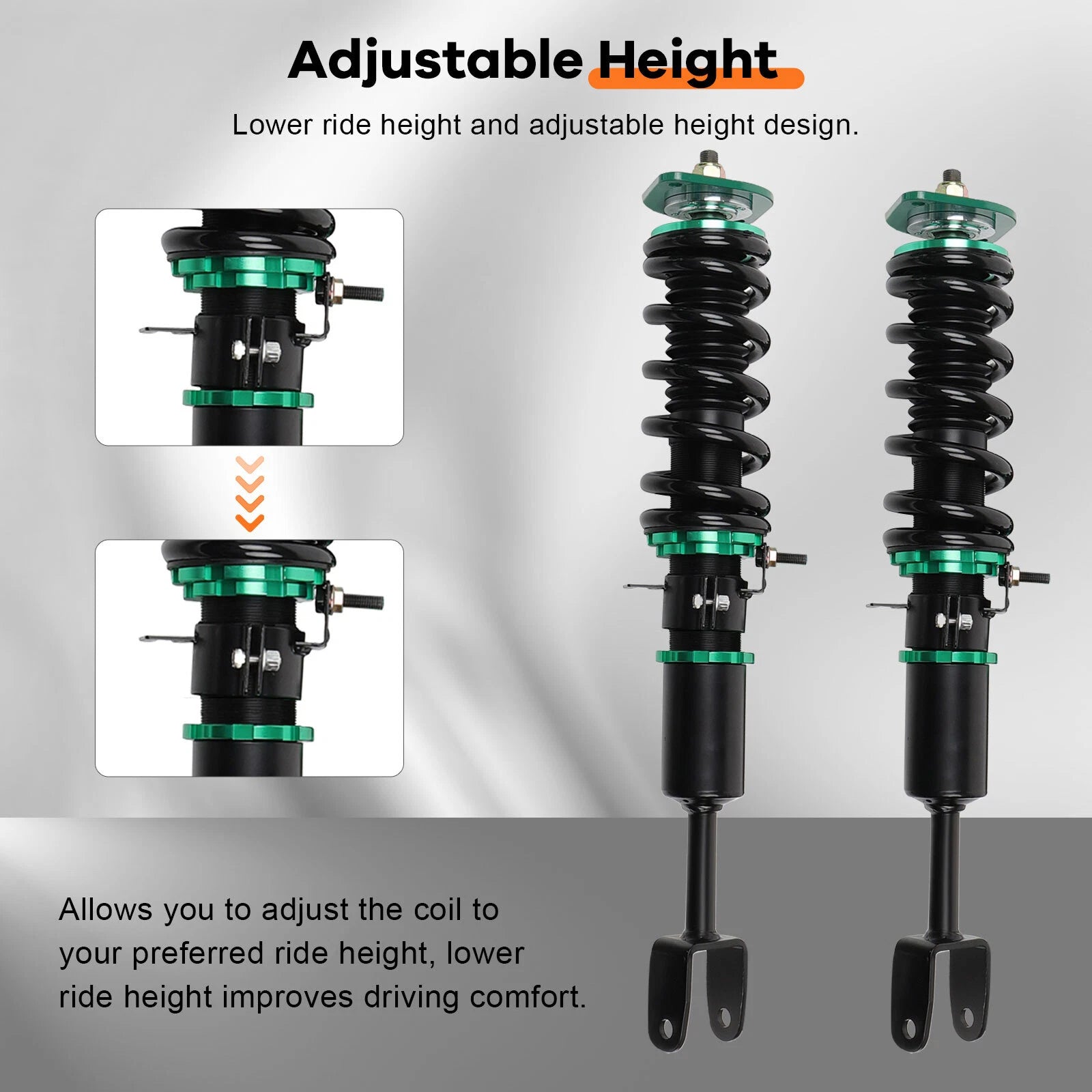 Coilovers for Nissan 350Z (2003-2008) Adjustable Height Suspension
