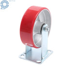 2 Pcs 6" Heavy Duty Polyurethane Caster Wheels for Industrial Use