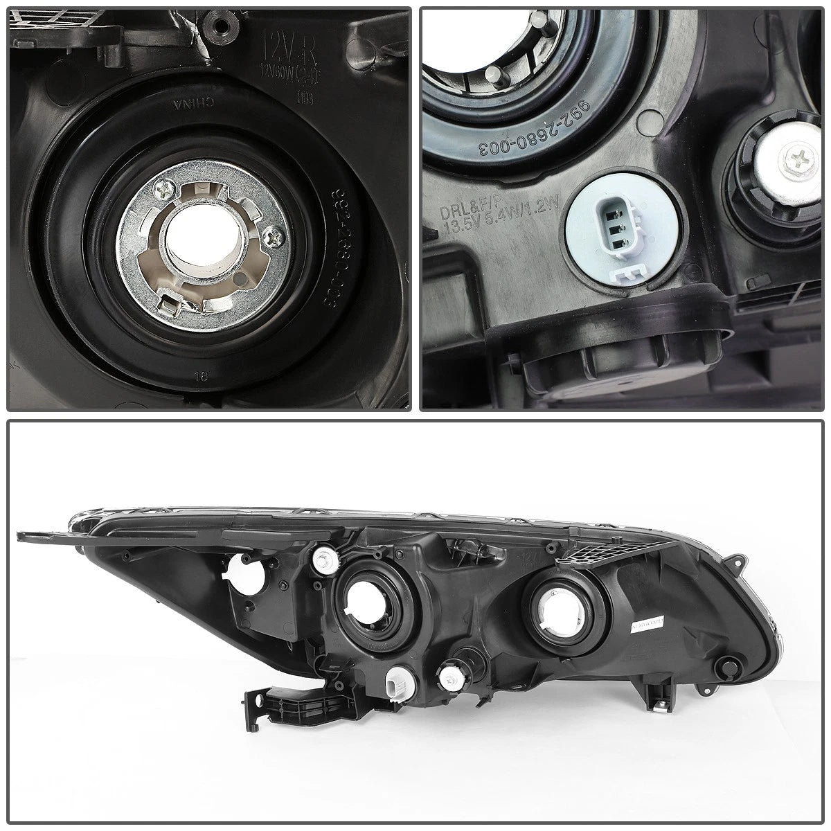 Left LED DRL Projector Headlight for Honda Accord (2013–2015) HO2502151