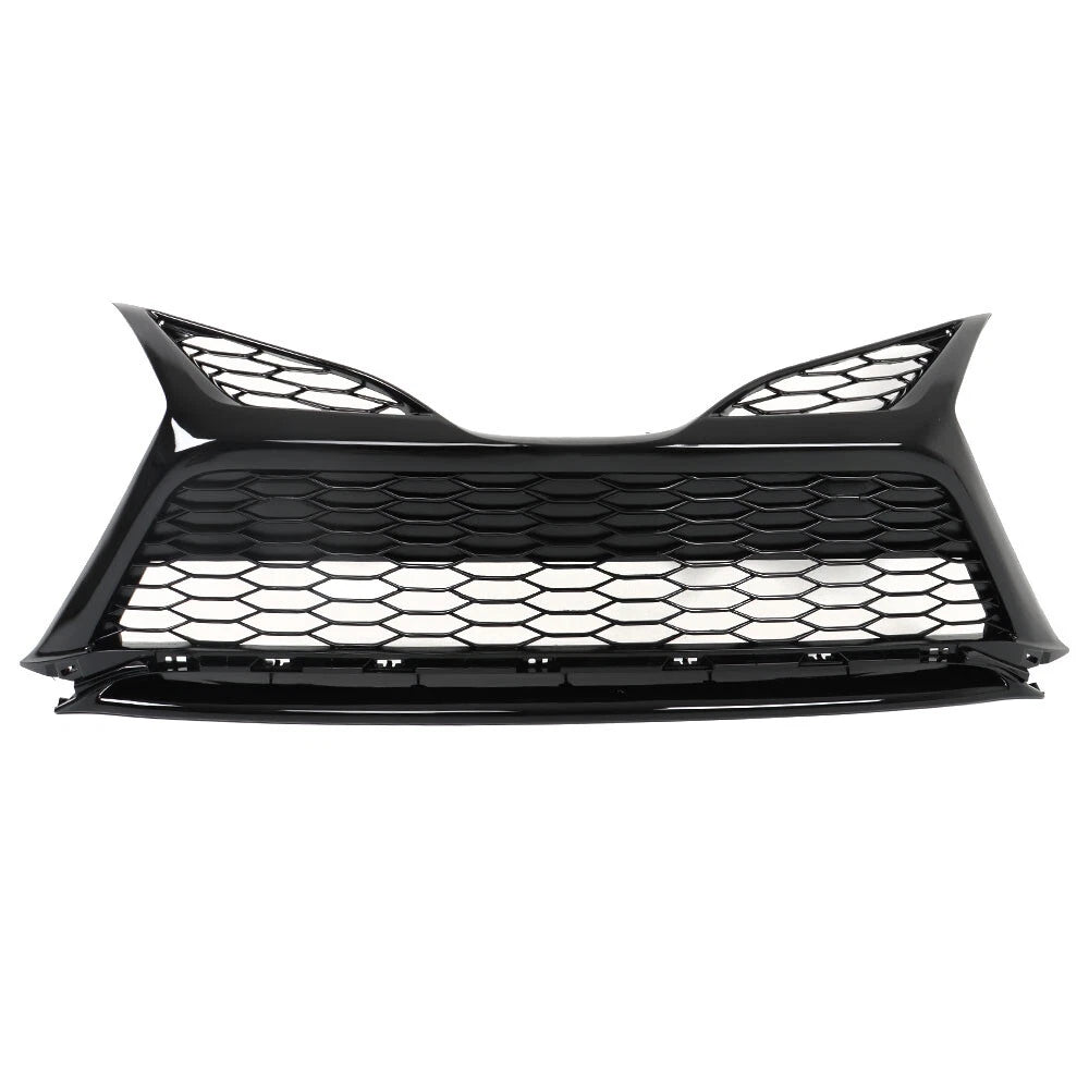 Front Grille Bumper Upper for Toyota Camry (2021â2022) Gloss Black
