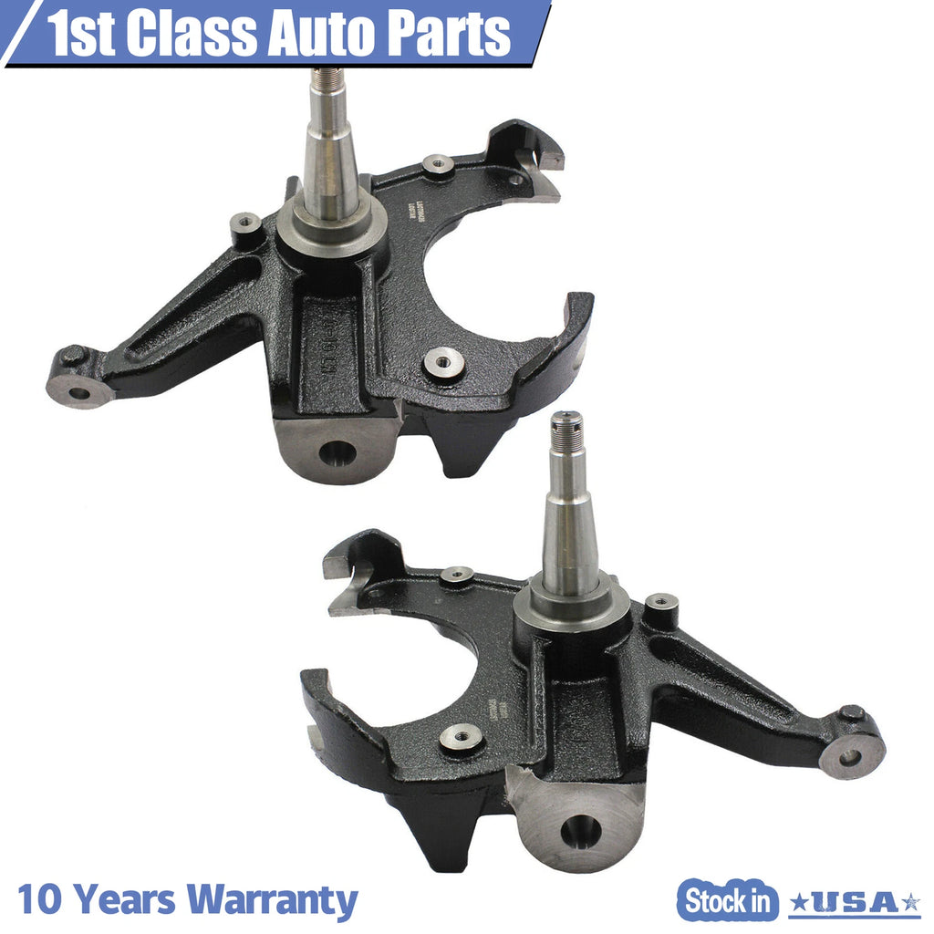 2X 2.5" Drop Spindles for Chevy C10 (1963-1970) w/Disc Brake 2WD