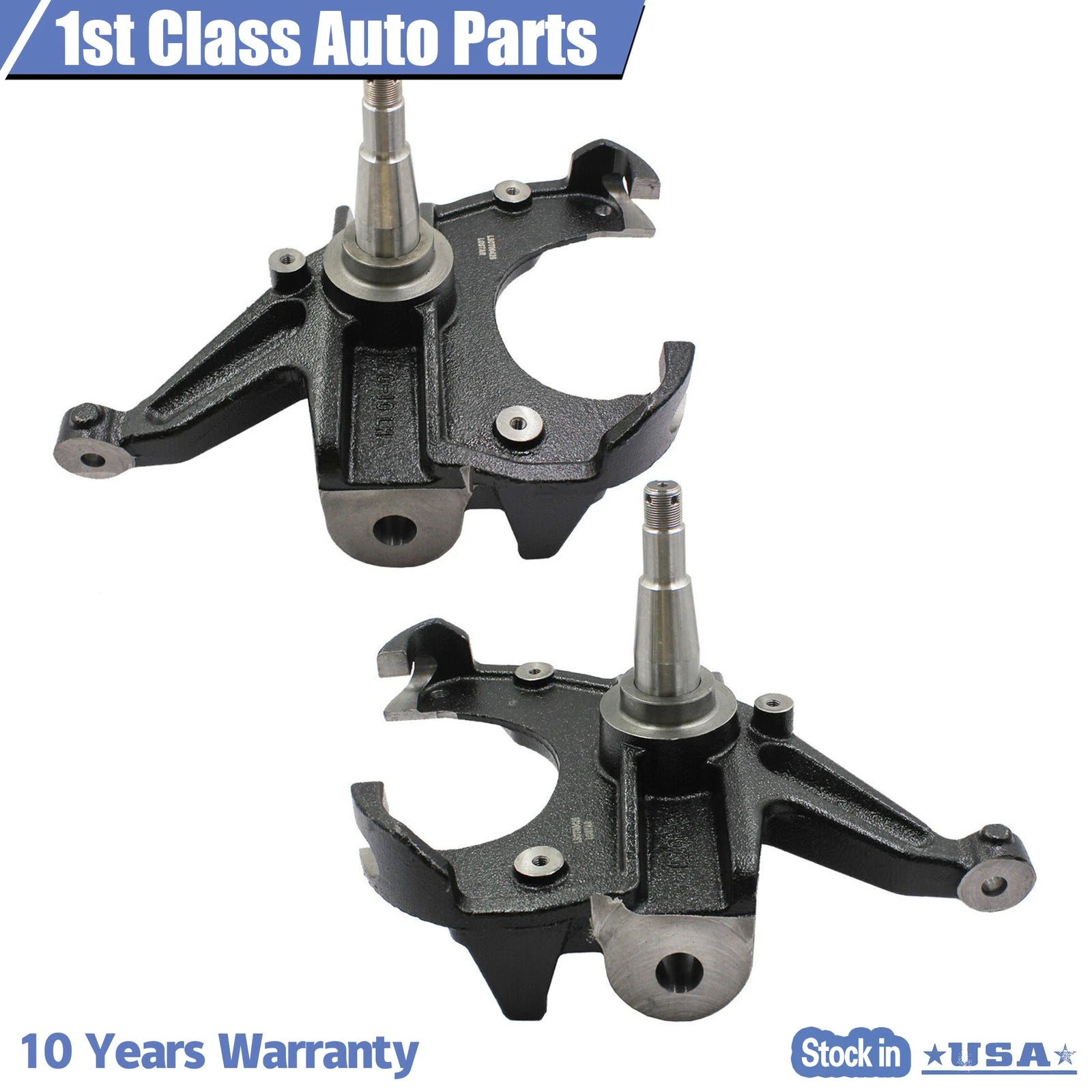 2X 2.5" Drop Spindles for Chevy C10 (1963-1970) w/Disc Brake 2WD