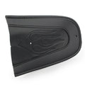 Leather Flame Solo Seat Rear Fender Bib for Harley Sportster XL883 XL1200 (04-15)