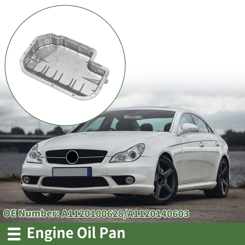 1 Pc Engine Oil Pan No.A1120100628 for Mercedes Benz CL55 (2000–2006)