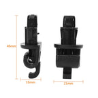 4pcs Door Sunshade Hook Clips for Honda Odyssey (2005-2010)
