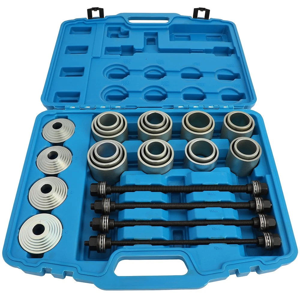 28Pcs Press Pull Sleeve Kit for Universal Applications (Remove Bearings, Bushes)