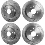 Front & Rear Brake Disc Rotors for Nissan Maxima, 370Z, INFINITI QX50, Q40